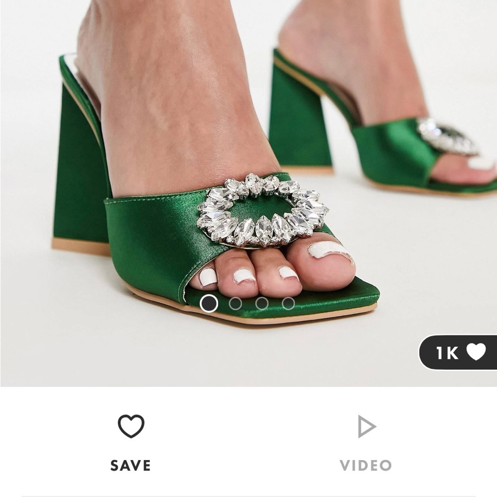 Emerald Green Heels